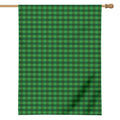 Green Tartan Saint Patrick's Day Print House Flag