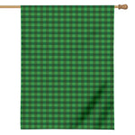 Green Tartan Saint Patrick's Day Print House Flag