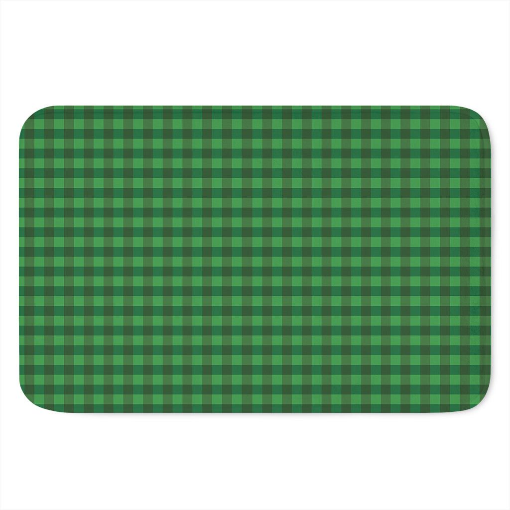 Green Tartan Saint Patrick's Day Print Indoor Door Mat