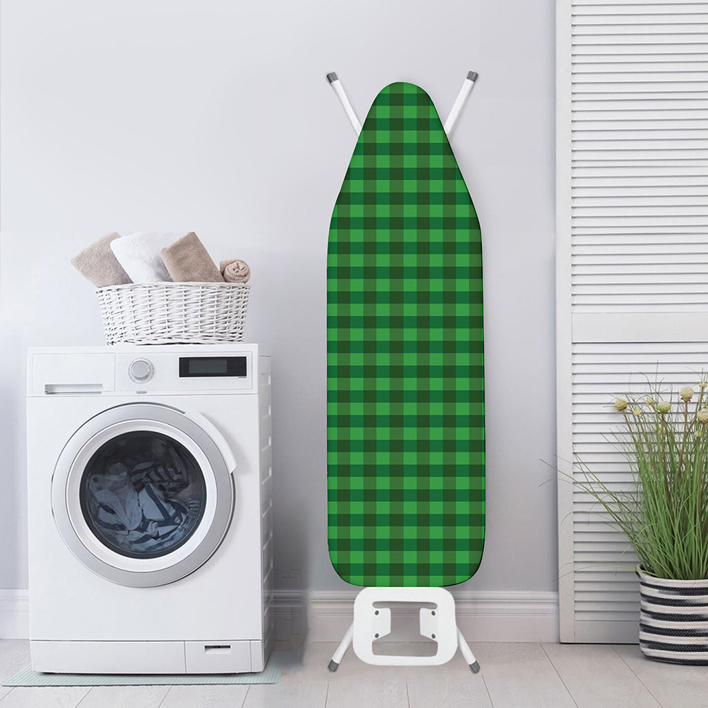Green Tartan Saint Patrick's Day Print Ironing Board Cover