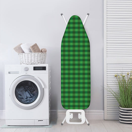 Green Tartan Saint Patrick's Day Print Ironing Board Cover