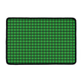 Green Tartan Saint Patrick's Day Print Kitchen Mat