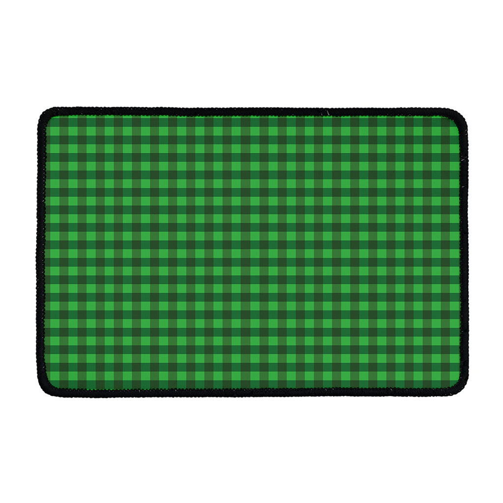 Green Tartan Saint Patrick's Day Print Kitchen Mat