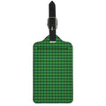 Green Tartan Saint Patrick's Day Print Luggage Tag