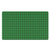 Green Tartan Saint Patrick's Day Print Polyester Doormat