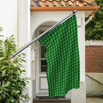 Green Tartan Saint Patrick's Day Print Polyester Flag
