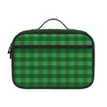 Green Tartan Saint Patrick's Day Print Portable Lunch Bag