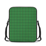 Green Tartan Saint Patrick's Day Print Rectangular Crossbody Bag