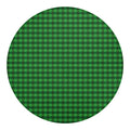 Green Tartan Saint Patrick's Day Print Round Blanket