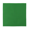 Green Tartan Saint Patrick's Day Print Silk Bandana
