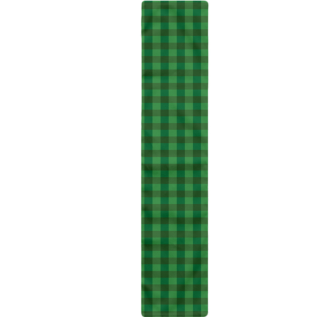 Green Tartan Saint Patrick's Day Print Table Runner