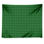 Green Tartan Saint Patrick's Day Print Tapestry