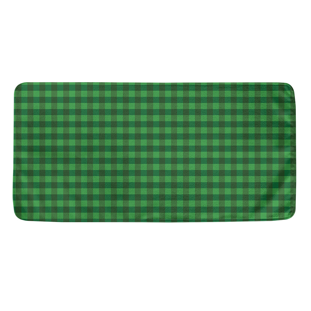 Green Tartan Saint Patrick's Day Print Towel