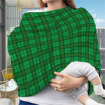 Green Tartan St. Patrick's Day Print Baby Seat Cover