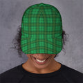 Green Tartan St. Patrick's Day Print Baseball Cap