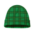 Green Tartan St. Patrick's Day Print Beanie