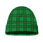 Green Tartan St. Patrick's Day Print Beanie