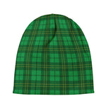 Green Tartan St. Patrick's Day Print Beanie