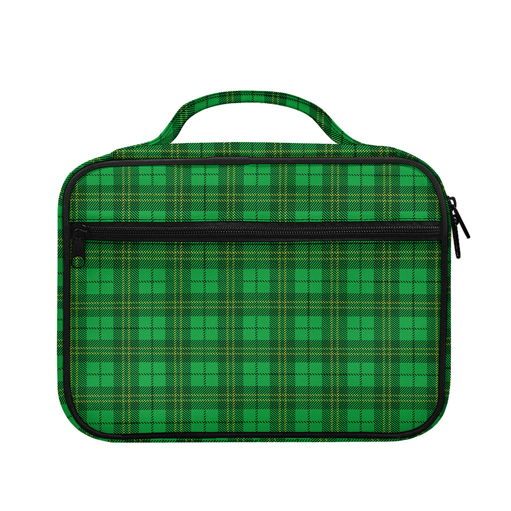 Green Tartan St. Patrick's Day Print Briefcase Bible Bag