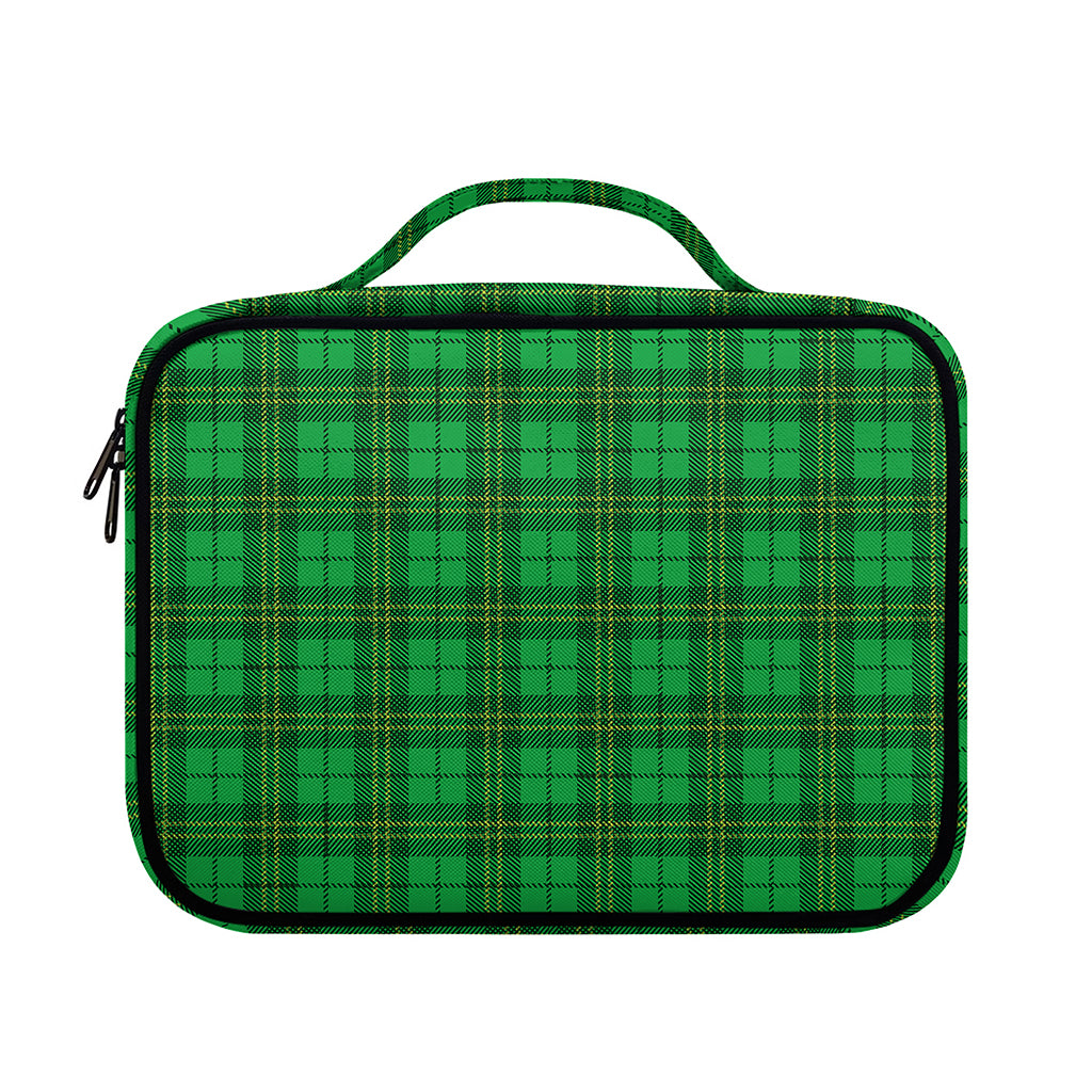 Green Tartan St. Patrick's Day Print Briefcase Bible Bag