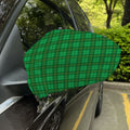 Green Tartan St. Patrick's Day Print Car Side Mirror Covers