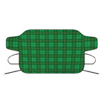 Green Tartan St. Patrick's Day Print Car Windshield Snow Cover