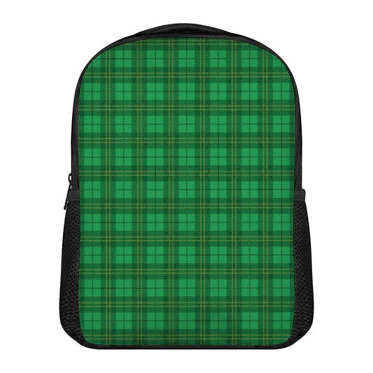 Green Tartan St. Patrick's Day Print Casual Backpack