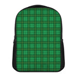 Green Tartan St. Patrick's Day Print Casual Backpack