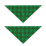 Green Tartan St. Patrick's Day Print Dog Bandana