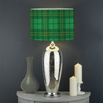 Green Tartan St. Patrick's Day Print Drum Lamp Shade