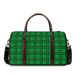 Green Tartan St. Patrick's Day Print Duffle Bag