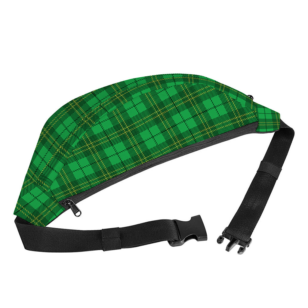 Green Tartan St. Patrick's Day Print Fanny Pack