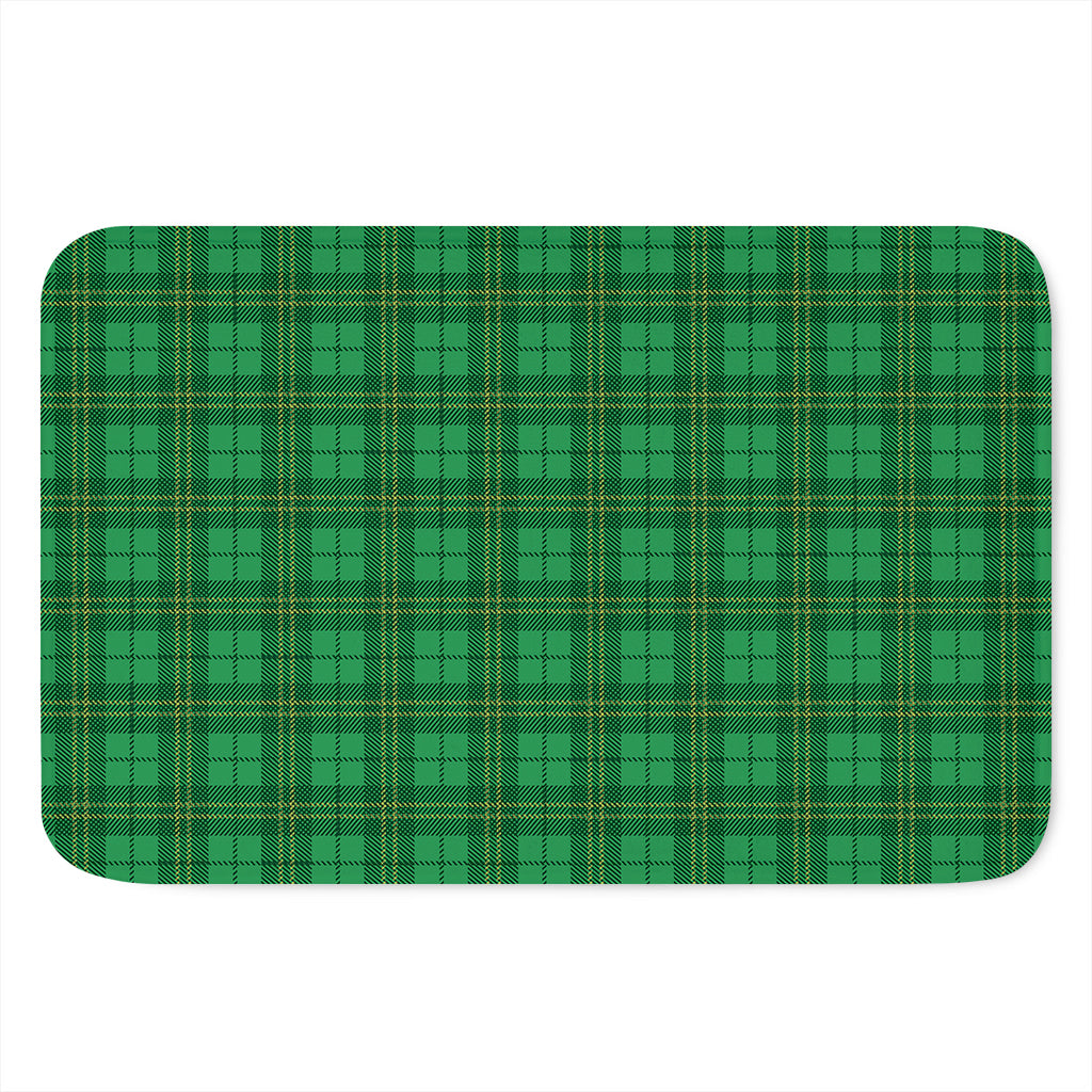 Green Tartan St. Patrick's Day Print Indoor Door Mat