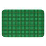 Green Tartan St. Patrick's Day Print Indoor Door Mat
