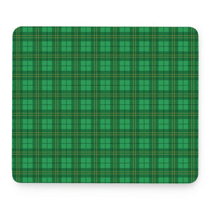 Green Tartan St. Patrick's Day Print Mouse Pad