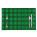 Green Tartan St. Patrick's Day Print Placemat