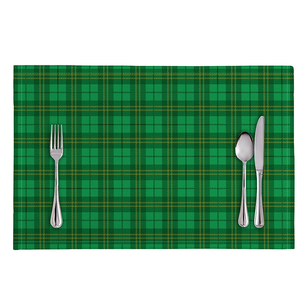Green Tartan St. Patrick's Day Print Placemat