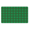 Green Tartan St. Patrick's Day Print Polyester Doormat