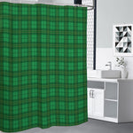 Green Tartan St. Patrick's Day Print Premium Shower Curtain