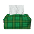 Green Tartan St. Patrick's Day Print Rectangle Tissue Box Cover