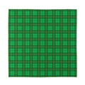 Green Tartan St. Patrick's Day Print Silk Bandana