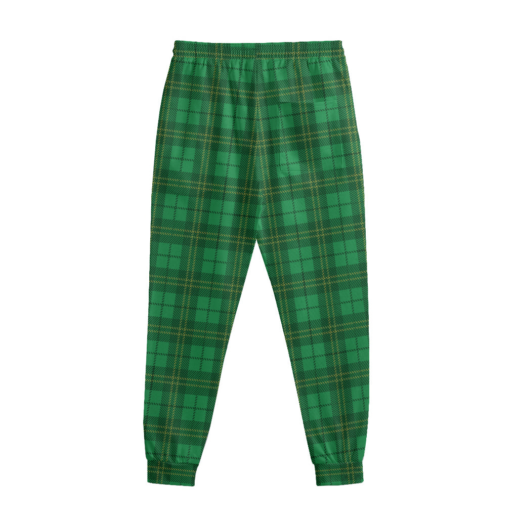 Green Tartan St. Patrick's Day Print Sweatpants