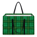 Green Tartan St. Patrick's Day Print Utility Tote Bag