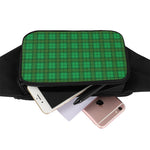 Green Tartan St. Patrick's Day Print Waist Bag