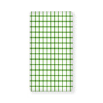Green Tattersall Pattern Print Baby Crib Sheet
