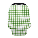 Green Tattersall Pattern Print Baby Seat Cover