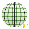 Green Tattersall Pattern Print Basketball