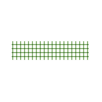 Green Tattersall Pattern Print Bed Runner