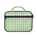 Green Tattersall Pattern Print Briefcase Bible Bag
