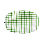 Green Tattersall Pattern Print Car Side Mirror Covers
